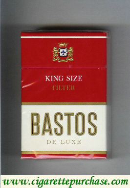 Bastos De Luxe Filter cigarettes king size hard box